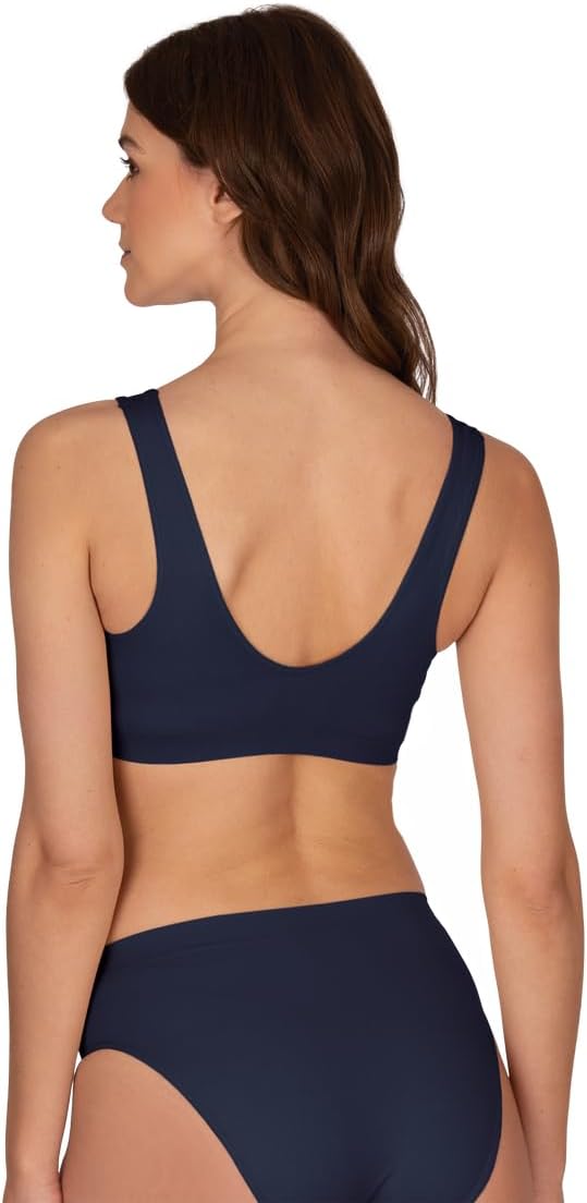 Trigema Bustier aus Polyamid/Elastan, Navy