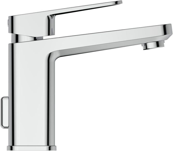Ideal Standard A6326AA Tonic II Waschtischarmatur mit Ablauf, Bad-Wasserhahn mit Auslauf, Mischbatte