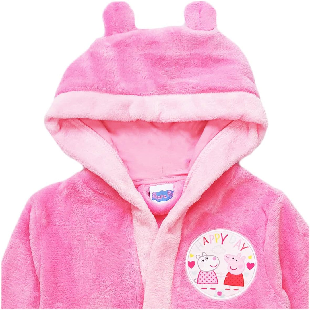 Peppa Pig Mädchen Bademantel Charakter Nachtwäsche 2-3 Jahre Peppa Wutz Bademantel, 2-3 Jahre Peppa