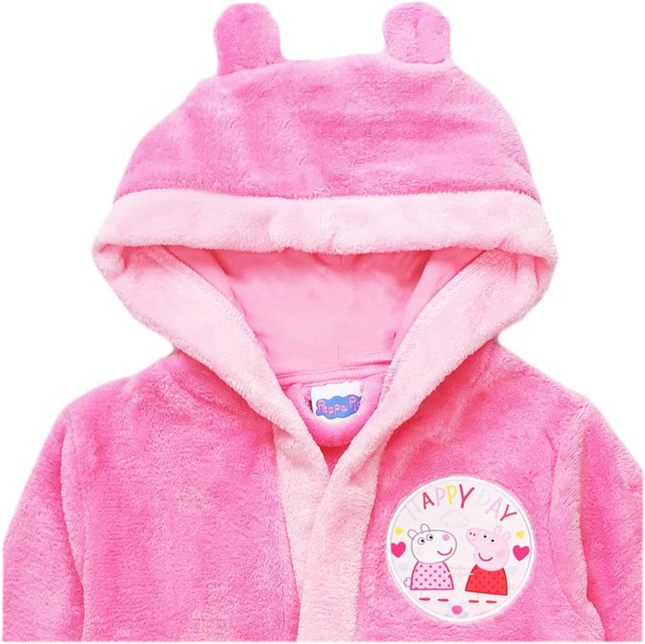 Peppa Pig Mädchen Bademantel Charakter Nachtwäsche 2-3 Jahre Peppa Wutz Bademantel, 2-3 Jahre Peppa