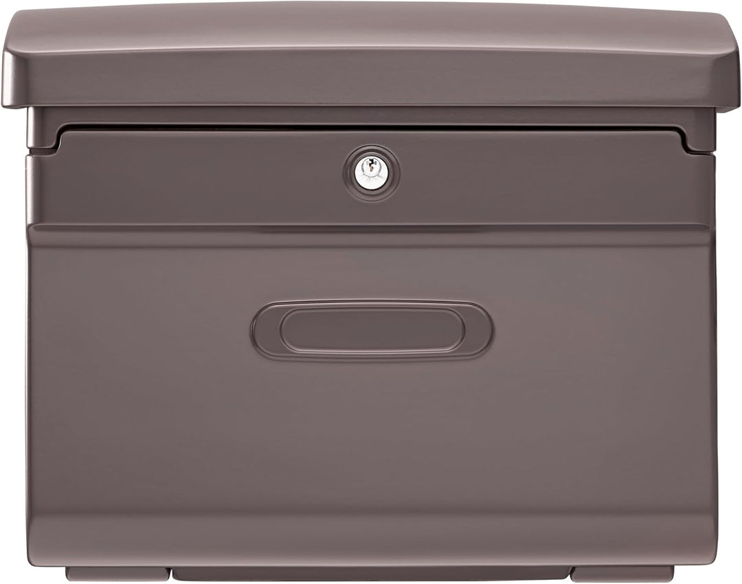 Burg-WÄCHTER Briefkasten mit Zeitungsfach ohne Namensschild, Kunststoff, Einwurf-Format DIN C4, 2 Sc