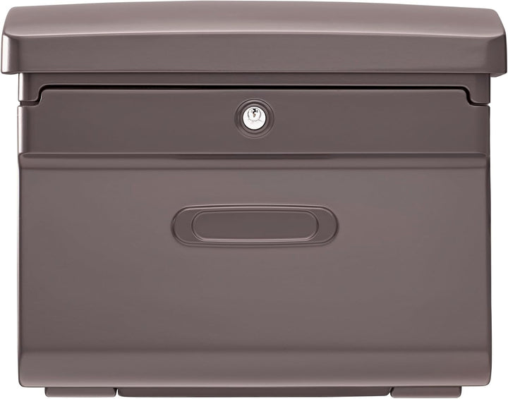 Burg-WÄCHTER Briefkasten mit Zeitungsfach ohne Namensschild, Kunststoff, Einwurf-Format DIN C4, 2 Sc