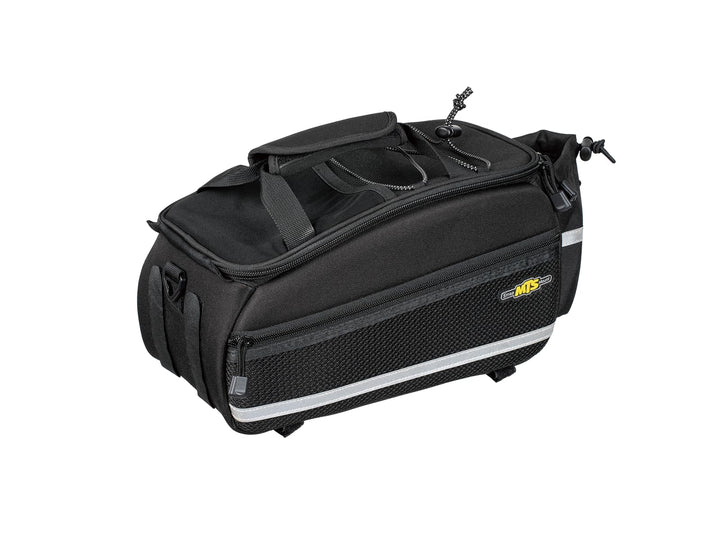 Topeak MTS TrunkBag EX, Strap Lenkertasche aus 600D Polyester/Eva-Schaum in der Farbe Schwarz Kapazi