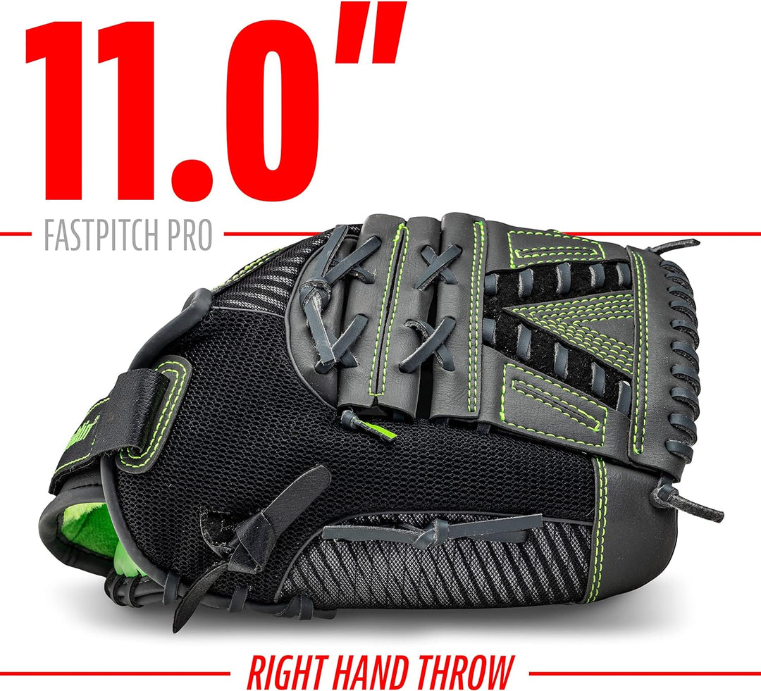 Franklin Sports Fastpitch Pro Series Softballhandschuhe lime 28 cm Rechte Hand Wurf, lime 28 cm Rech