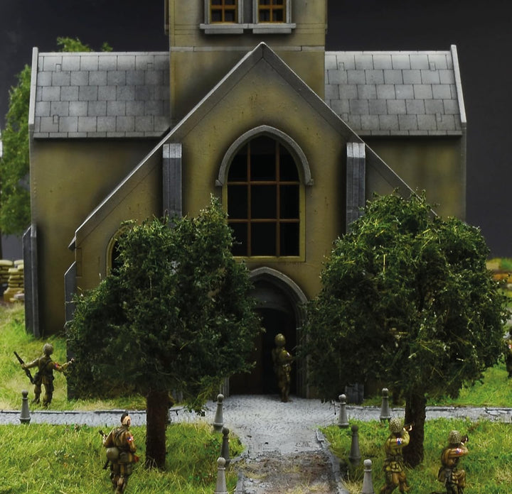 Italeri 6199 1:72 Battle of Normandy St.-Mère-Église - Modellbau, Bausatz, Standmodellbau, Basteln,