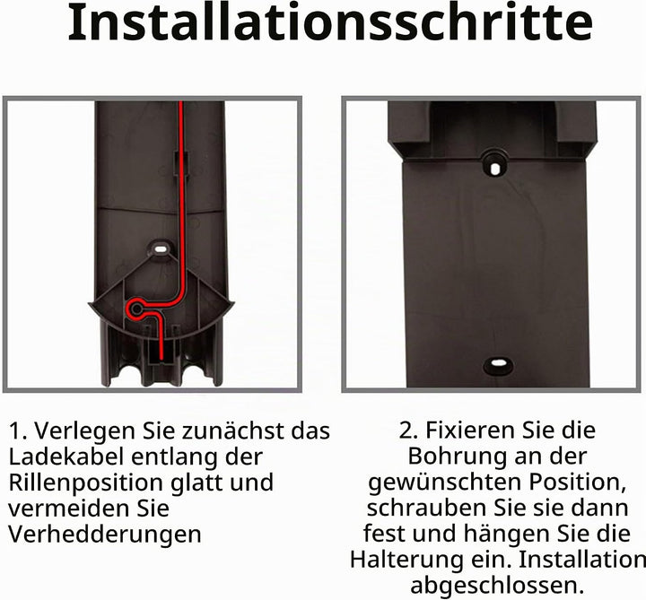 Wandhalterung Ladestation für Dyson V7 V8 Akku Staubsauger - Kabelloser Staubsauger Dockingstation