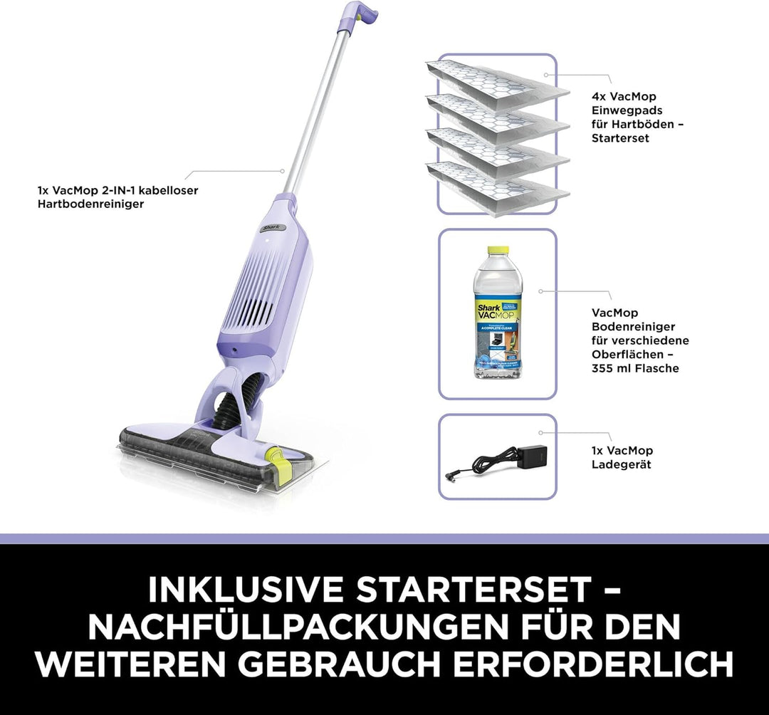Shark VM200EUPL, Vacuum Mop, Lavendel