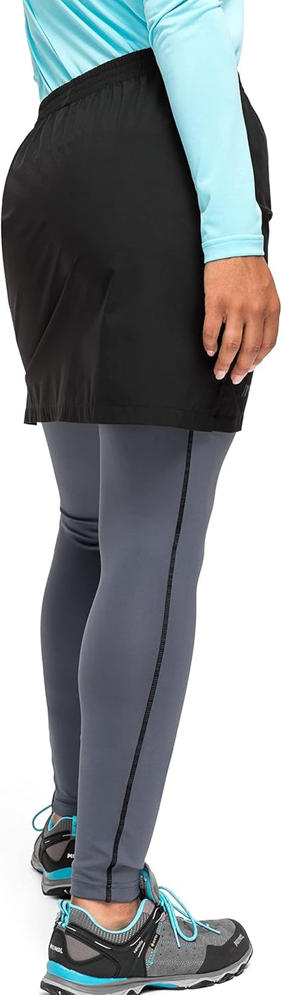 Maier Sports Damen Raindrop Skirtw Rock 40 Schwarz, 40 Schwarz