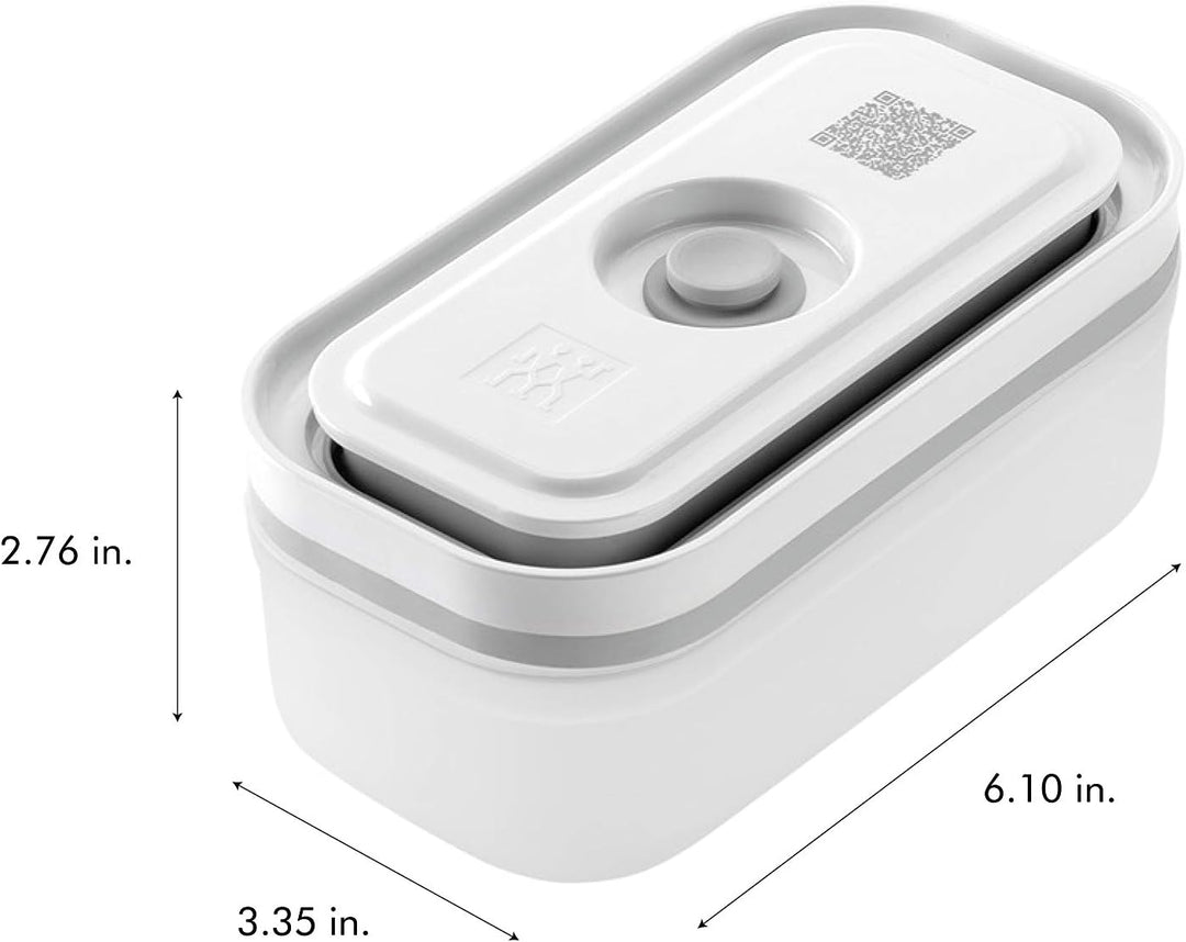 ZWILLING ZWILLING VAKUUM BOXSET, S/M/L / 3-TLG, KUNSTSTOFF, WEISS, Fresh & Save, 19 x 5 cm