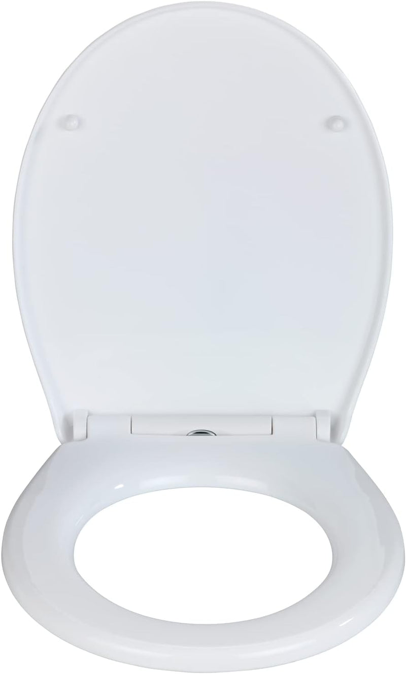 WENKO WC-Sitz Korfu, Toilettensitz mit Absenkautomatik, 300 kg Belastung, WC-Deckel mit Absenkautoma