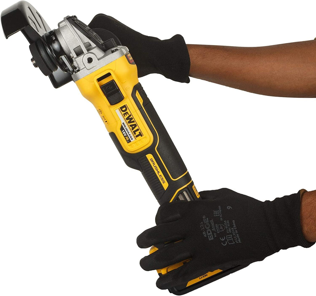 Dewalt 18 Volt 125 mm Akku-Winkelschleifer DCG405P2 (800 Watt, bürstenloser Motor, Epoxyd-Harz gepan