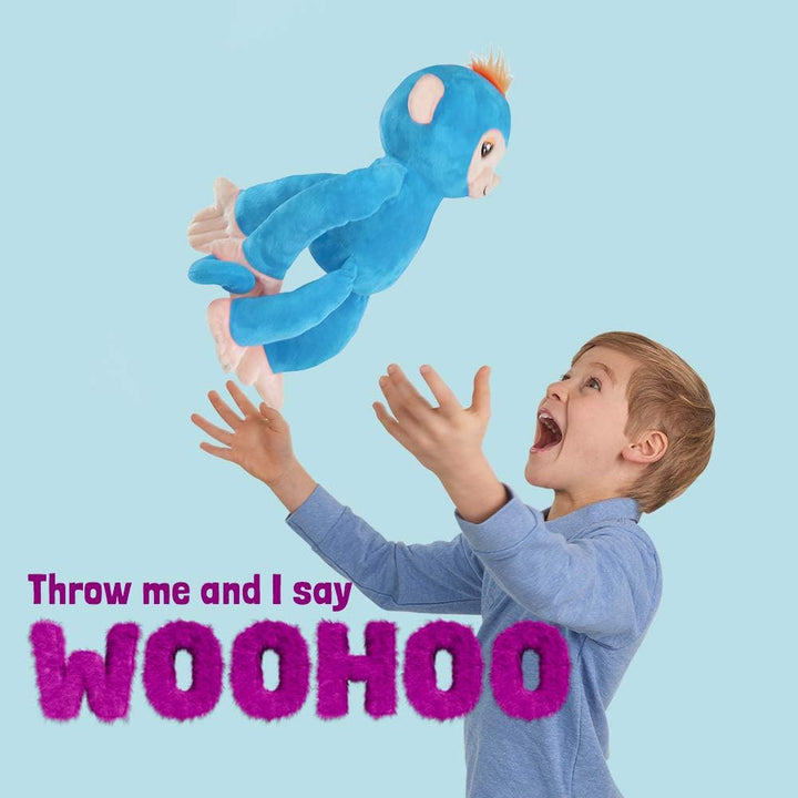 Wow Wee 3531 WOWWEE Fingerlings Hugs AFFE blau, Blue