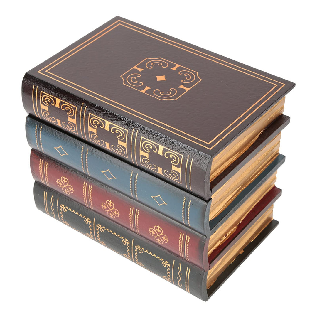 Falsche Buchbox 16 x 20 x 14 cm Vintage Europäischen Stil Alte Bücher Deko Buchattrappe Gefälschte B