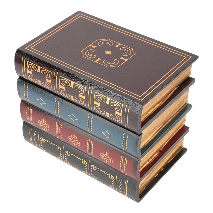Falsche Buchbox 16 x 20 x 14 cm Vintage Europäischen Stil Alte Bücher Deko Buchattrappe Gefälschte B