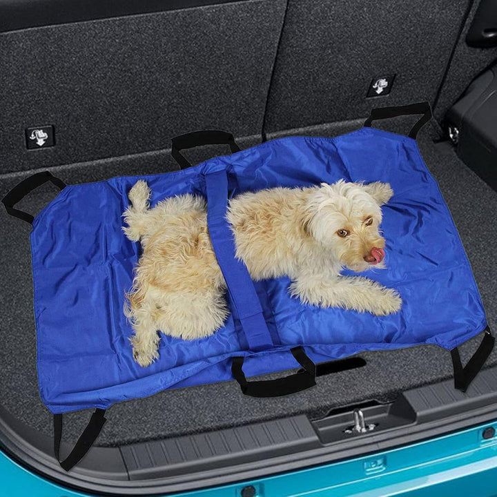 Hundetrage | Kleintiertransporttrage - Klappbare Tierliege Mit Sicherheitsgurtsystem Für Welpen Kani