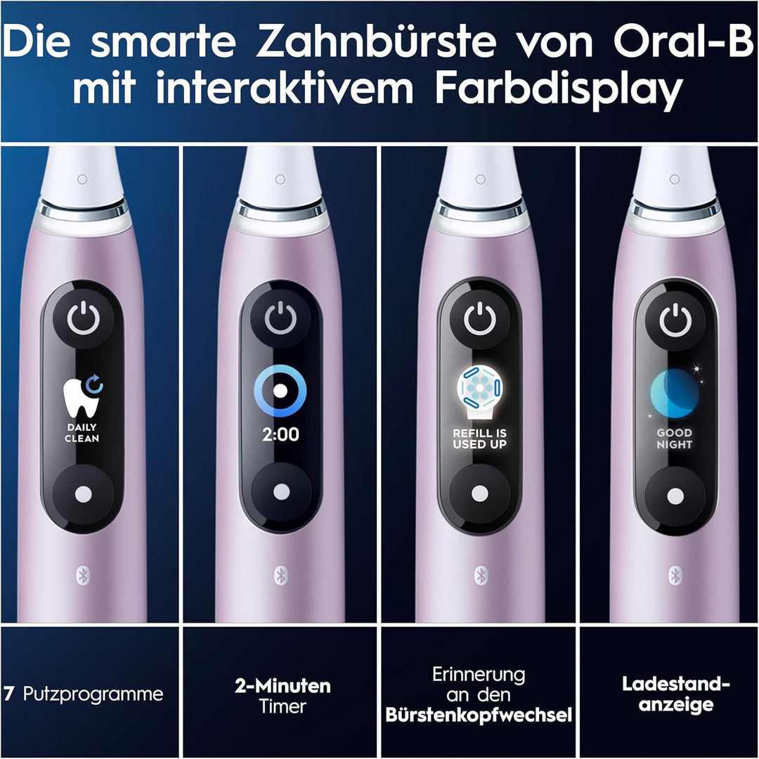 Oral-B iO Series 9 Plus Edition Elektrische Zahnbürste/Electric Toothbrush, PLUS 3 Aufsteckbürsten,