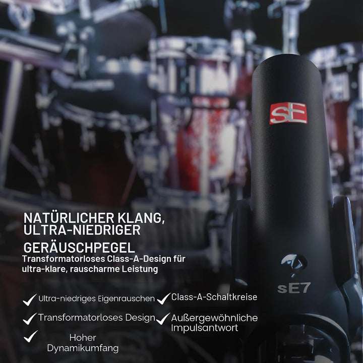 SE ELECTRONICS sE7 Kleinmembrand-Kondensatormik. Mehrfarbig, Mehrfarbig