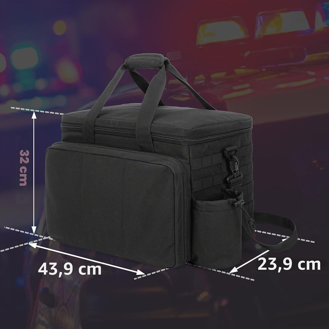 Trunab Polizei Tasche Taktische Tasche Range Bag, Molle Organizer Auto-Vordersitz-Organizer Passend