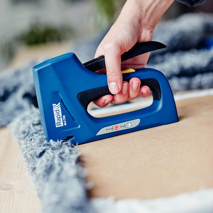Rapid Handtacker ALU753, Tacker für Holz und Stoffe, Robust, Aluminium, für Klammern Typ 53, 6-14mm