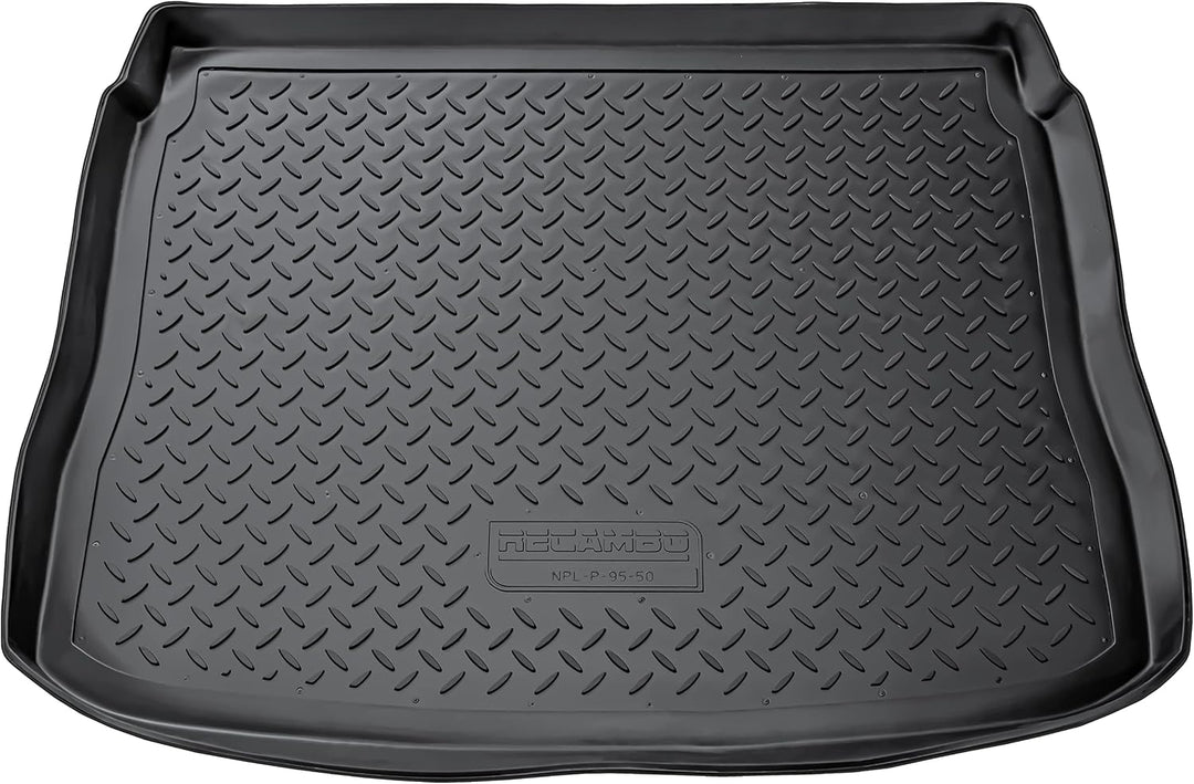 Recambo Kofferraumwanne Gummi VW Tiguan 5N | 2007-2016 | passgenau mit Rand | Passgenau per 3D-Scan