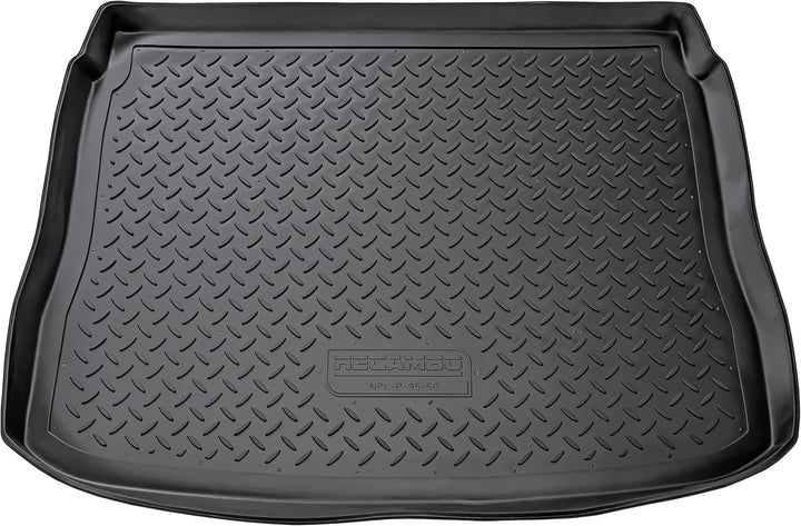 Recambo Kofferraumwanne Gummi VW Tiguan 5N | 2007-2016 | passgenau mit Rand | Passgenau per 3D-Scan