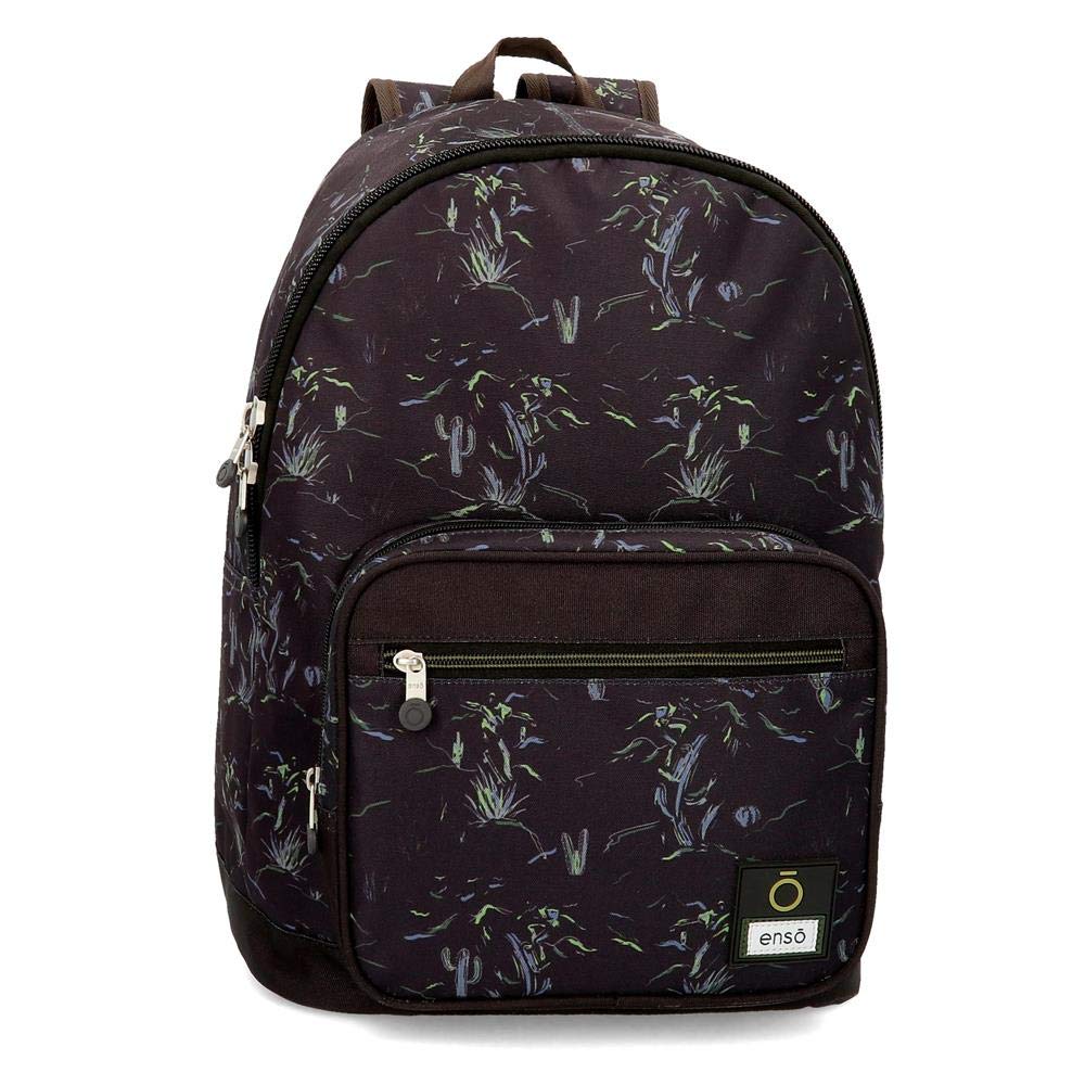 Enso West An Trolley anpassbarer Rucksack Schwarz 31x42x15 cms Polyester 23.94L Rucksack 44, Rucksac