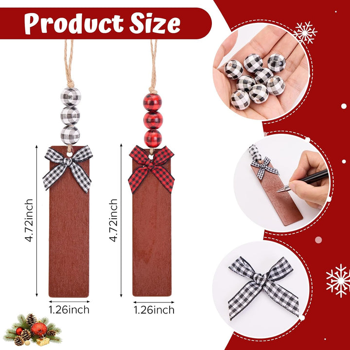 Weihnachtsstrümpfe, Kamin, Weihnachtsbaumschmuck, Ornamente für Urlaub, Familie, Freunde (V-weiss/br