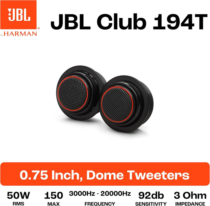 JBL Club Gen3 194T 3/4'' (19mm) Tweetersatz, Schwarz
