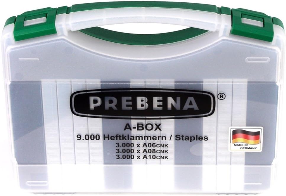 PREBENA HEFTKLAMMERN-SORTIMENTSKOFFER A-Box, Verzinkt