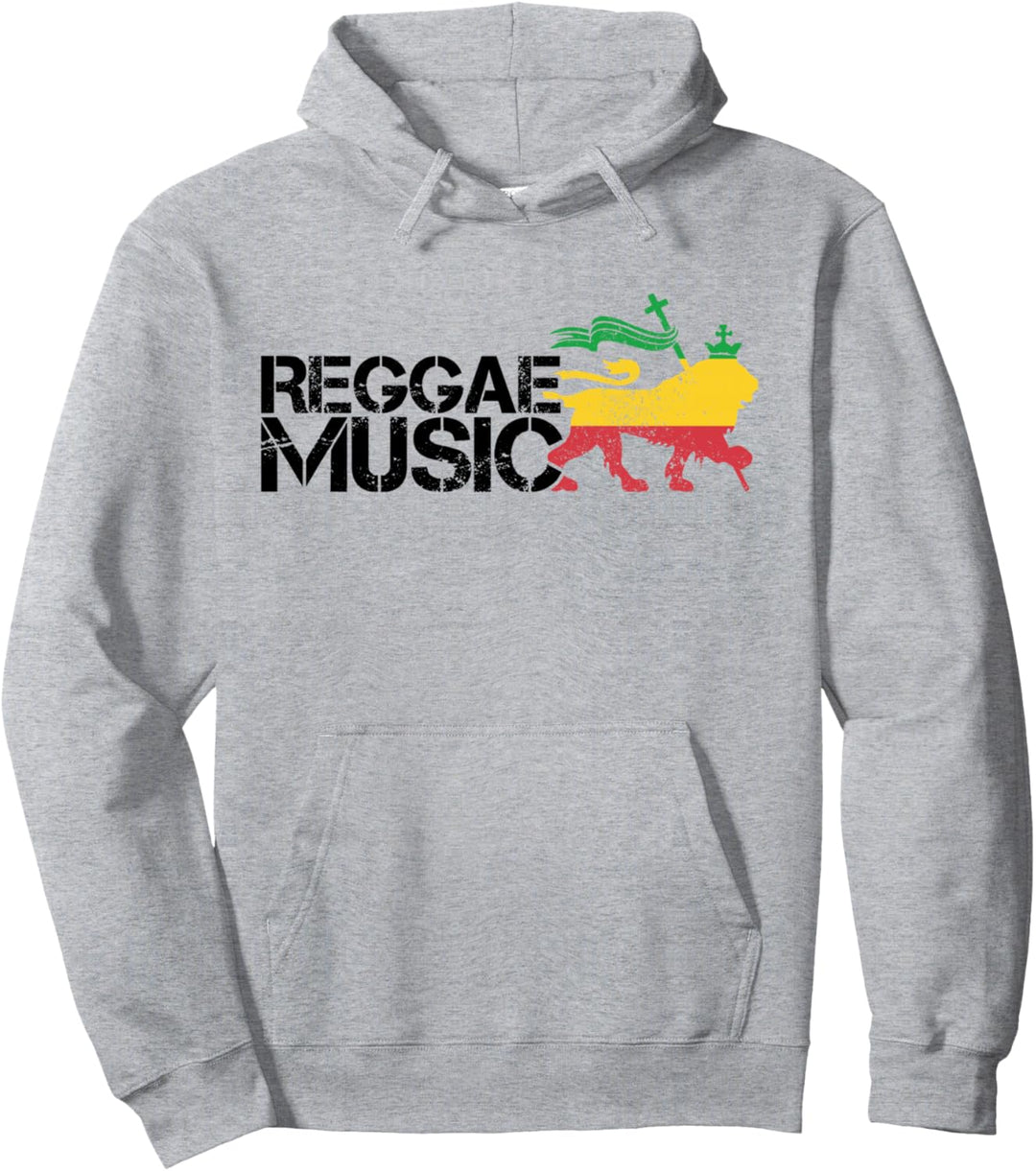 Reggae Music Rastafari Löwe von Judah Jamaika Rasta Geschenk Pullover Hoodie