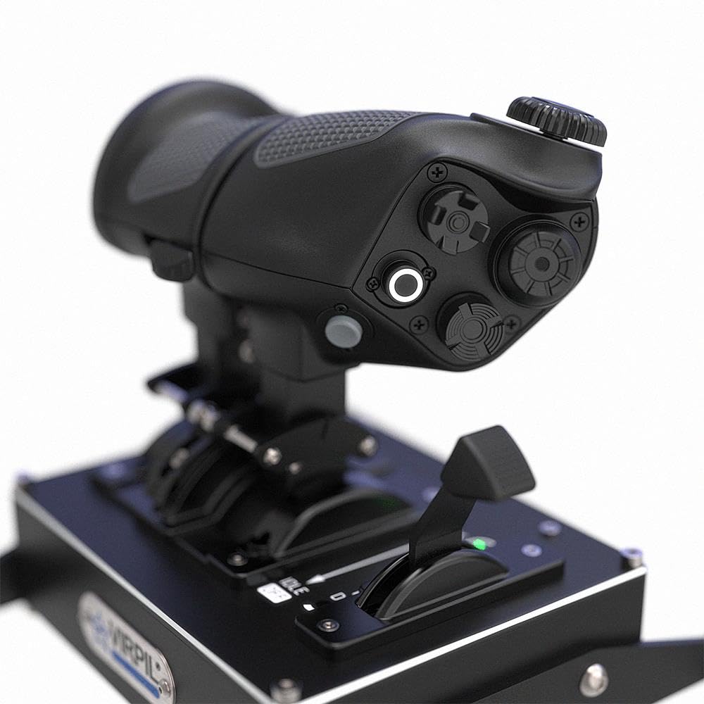 VIRPIL Controls - CDT-VMAX Throttle (Kompakter und Ergonomischer Zweimotoriger Gashebel, Einstellbar