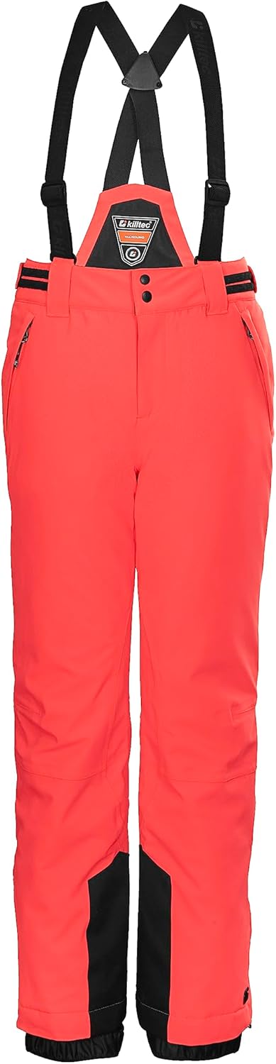 Killtec Mädchen Skihose/Funktionshose mit abzippbarem Latz, Schneefang und Kantenschutz Ksw 77 Grls