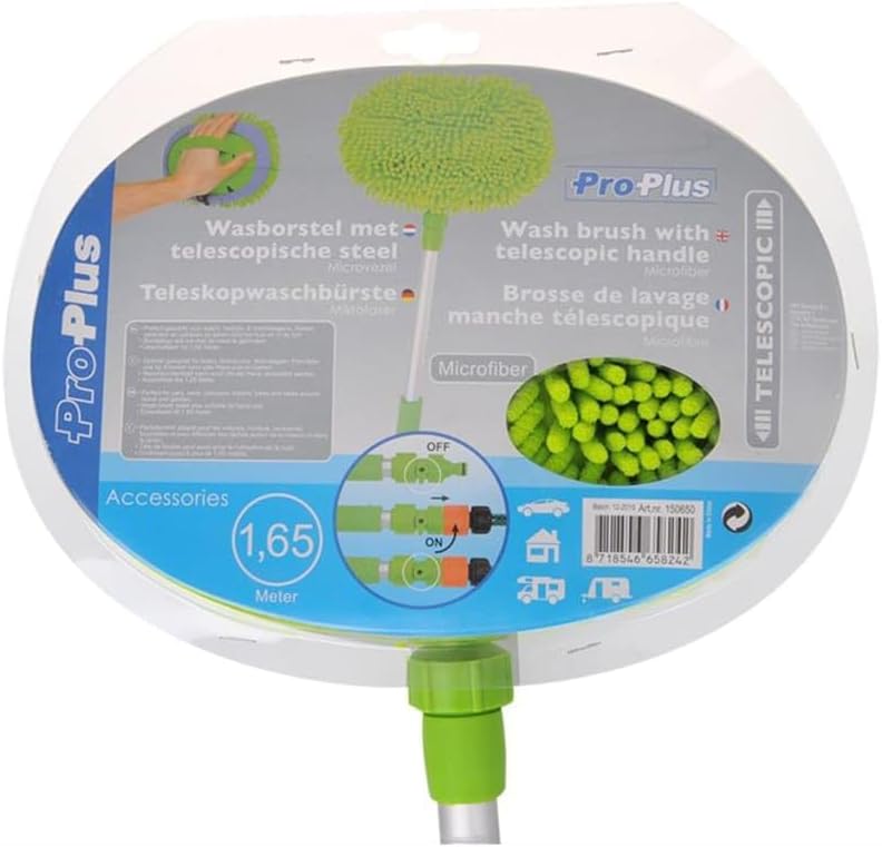 ProPlus Chenille-Waschbürste mit Teleskopstange 1,65 m 150650