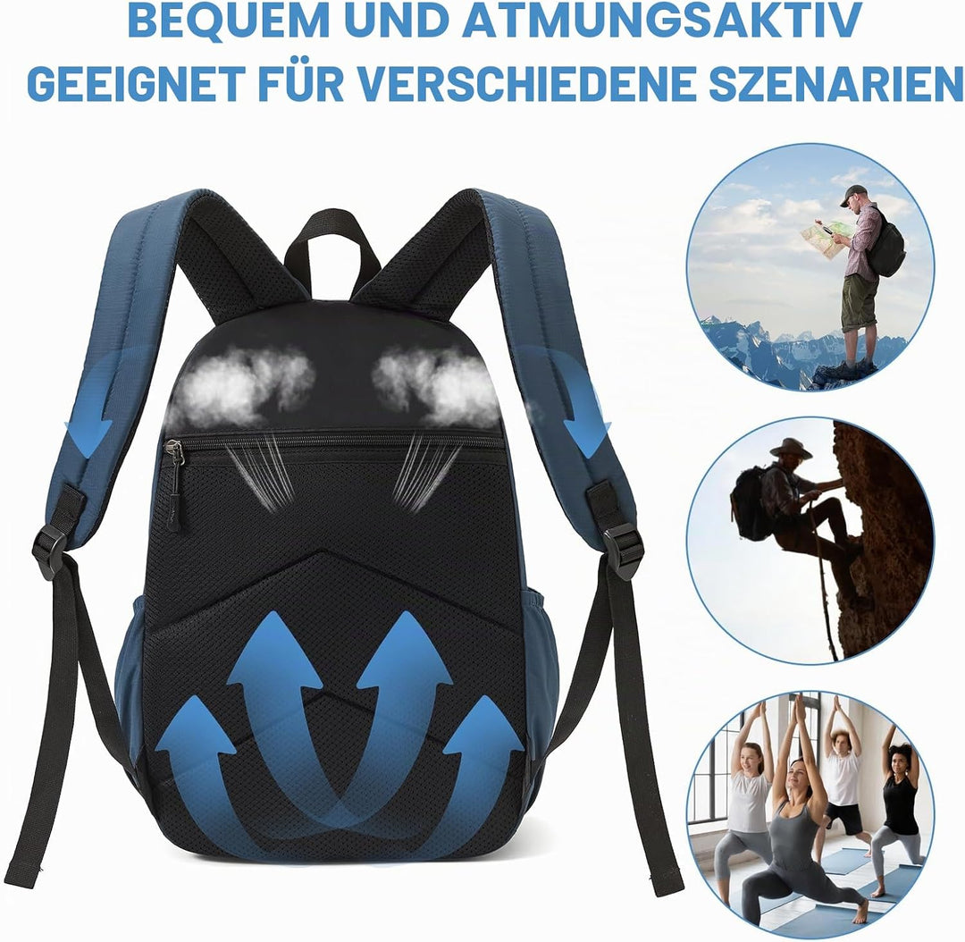 palamea Handgepäck Rucksack 40x20x30 für Wizzair Klein Reiserucksack für Flugzeug Unter Sitzplatz Ta