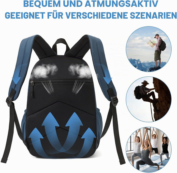 palamea Handgepäck Rucksack 40x20x30 für Wizzair Klein Reiserucksack für Flugzeug Unter Sitzplatz Ta