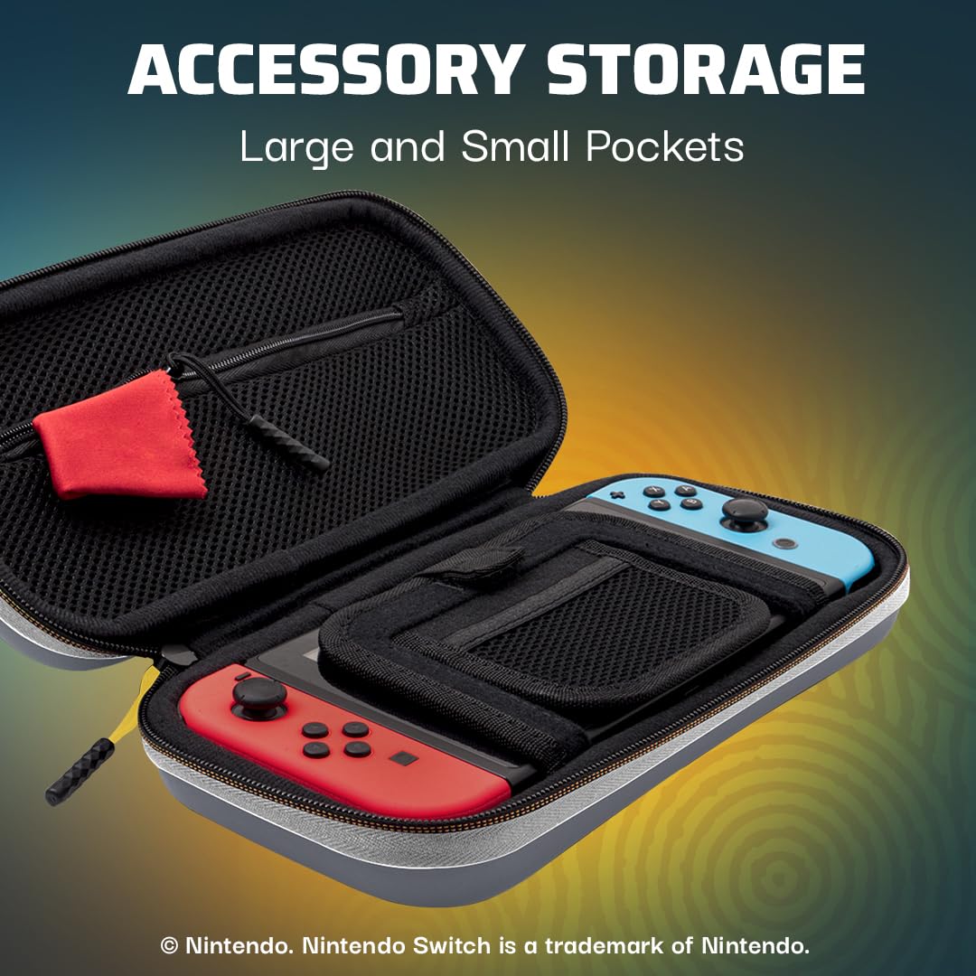 PDP Travel Case Plus Glow for Nintendo Switch/Switch Lite/Switch OLED: Legend of Zelda Tears of The