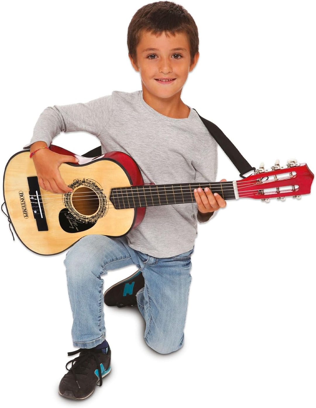 Bontempi 21 7531 Holzgitarre, Holz
