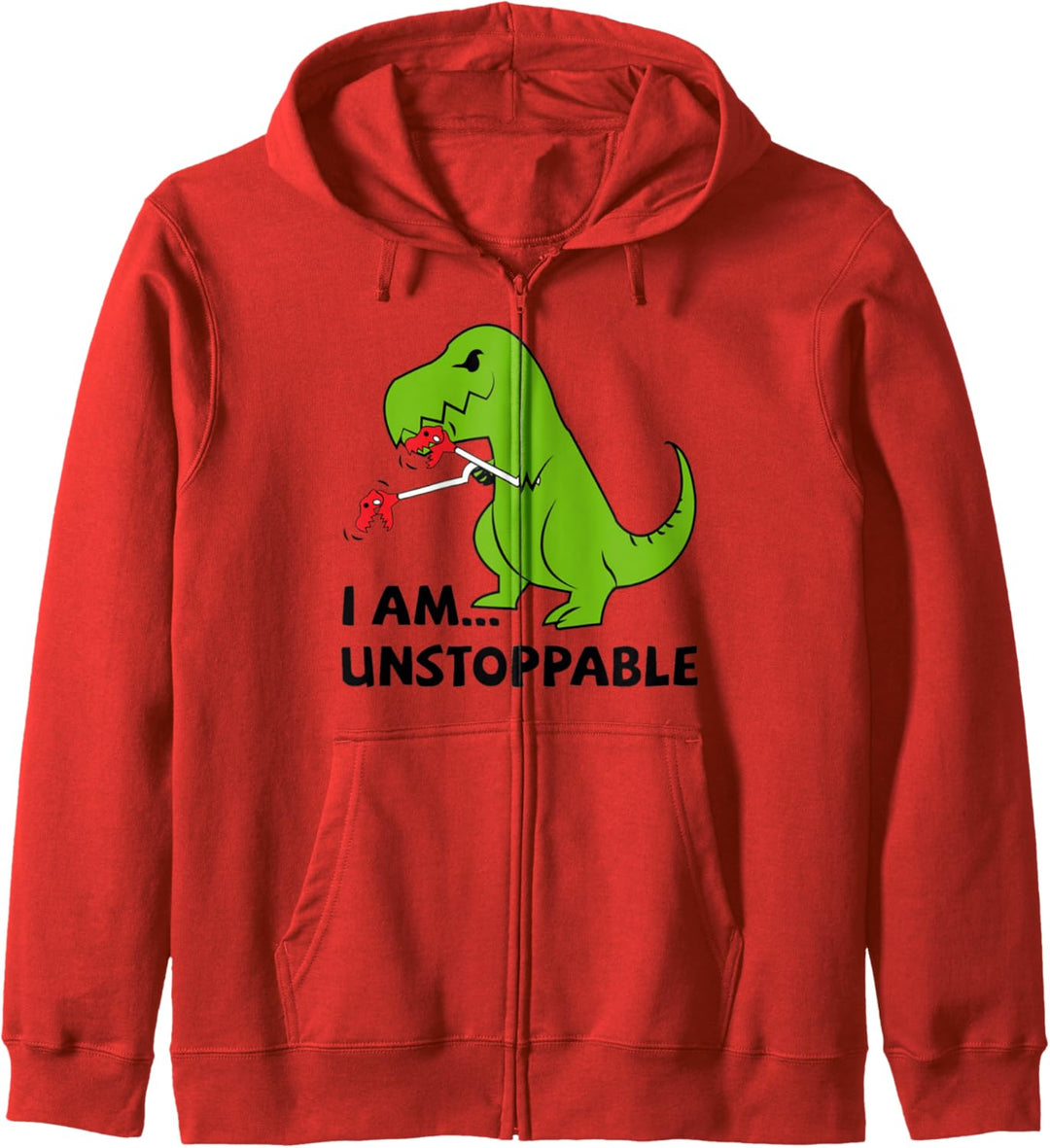 I'm Unstopable T-Rex-Dinosaurier, lustig, niedlich, trendig Kapuzenjacke