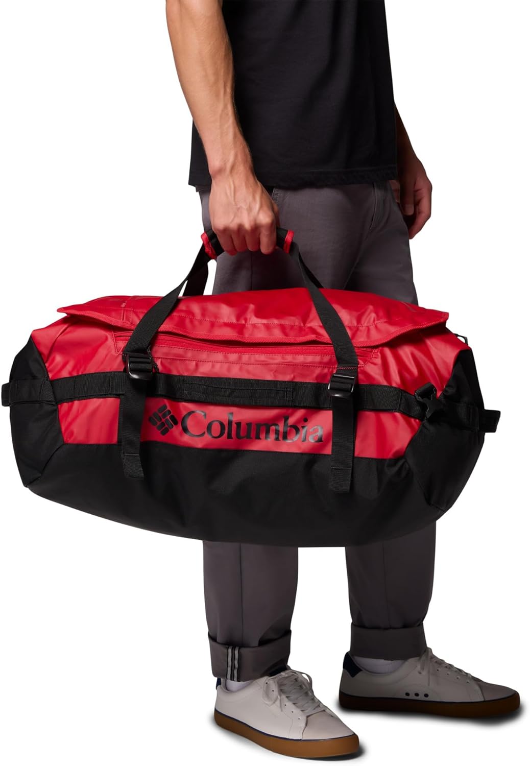 Columbia Unisex Landroamer 60L Duffel, Duffle, Mountain Red/Black, One Size Einheitsgrösse Mountain