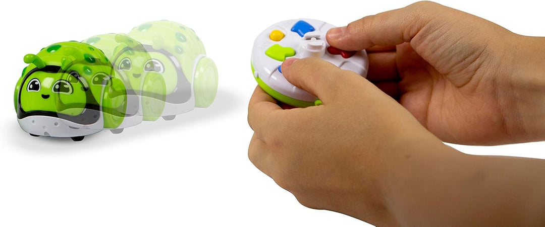 Clementoni - Racing Bug-Chenille-Roboter mit Fernbedienung für Kinder, Lern- und Wissenschaftsspiel,