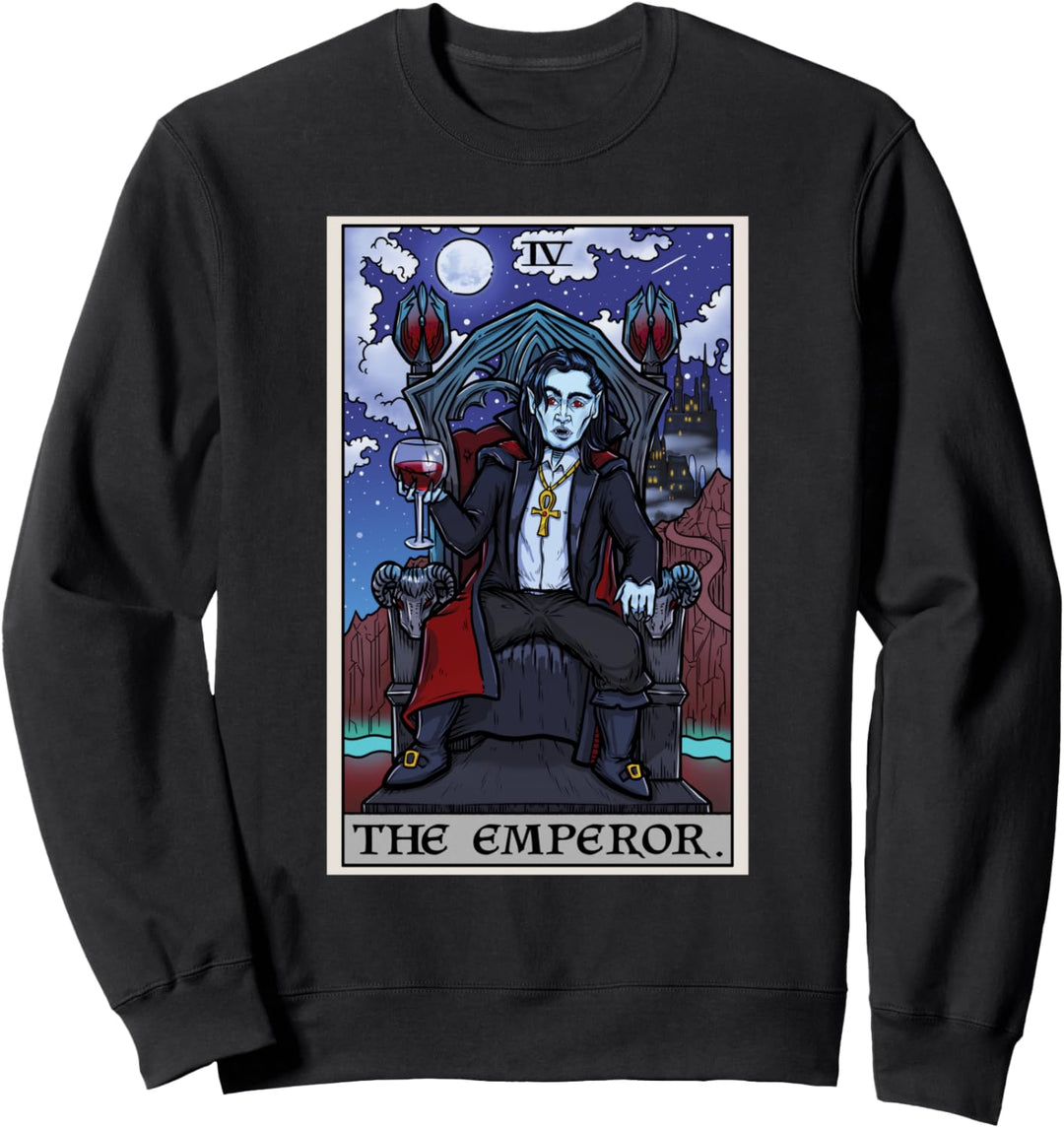 The Emperor Tarot-Karte Halloween Bram Stoker Graf Dracula Sweatshirt