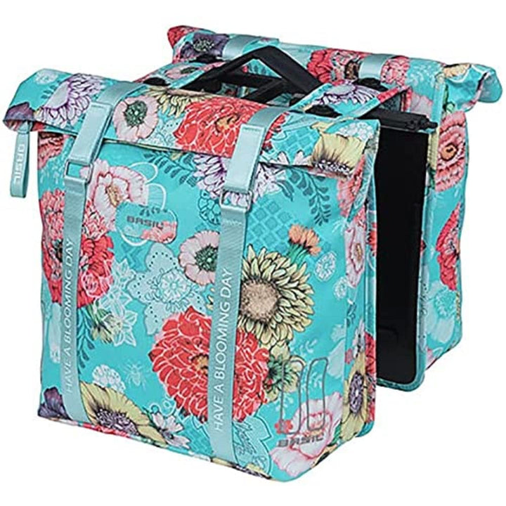 Basil Unisex – Erwachsene Bloom Field Mik Gepäckträgertaschen Mit MIK Sky Blue, Mit MIK Sky Blue