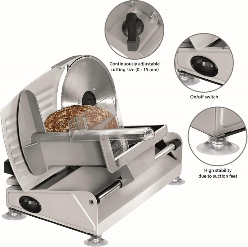 Clatronic Metall-Allesschneider MA 3585,