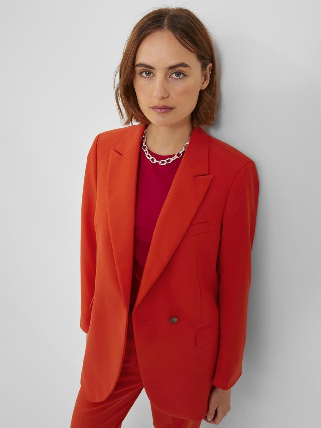 JACK & JONES Damen Jxmary Noos WVN Blazer M Poinciana, M Poinciana