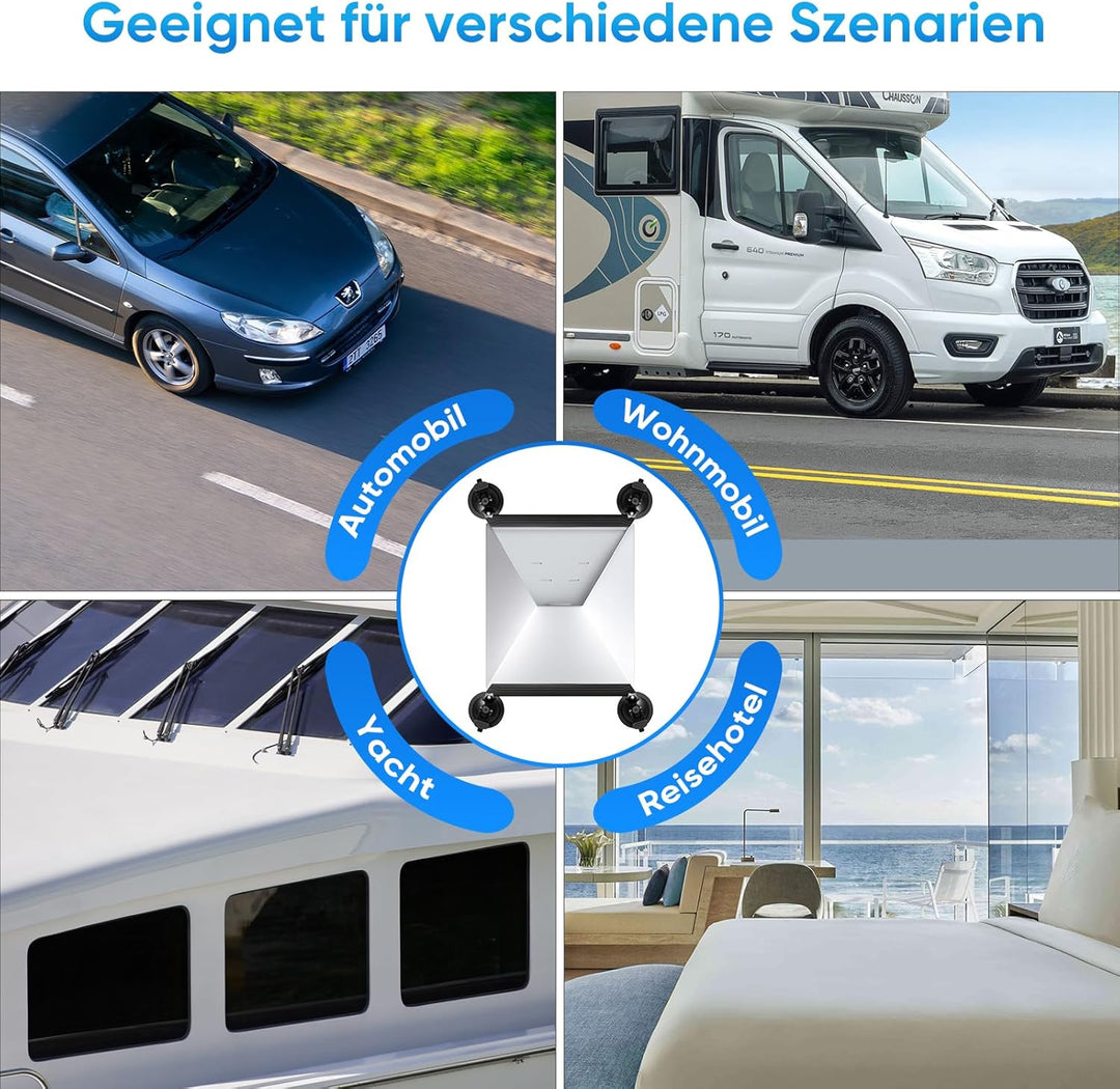 Starlink Mini Saugnapfhalterung, Tragbarer, Starlink Mini Mount Zubehör, für Autofenster Sonnendäche