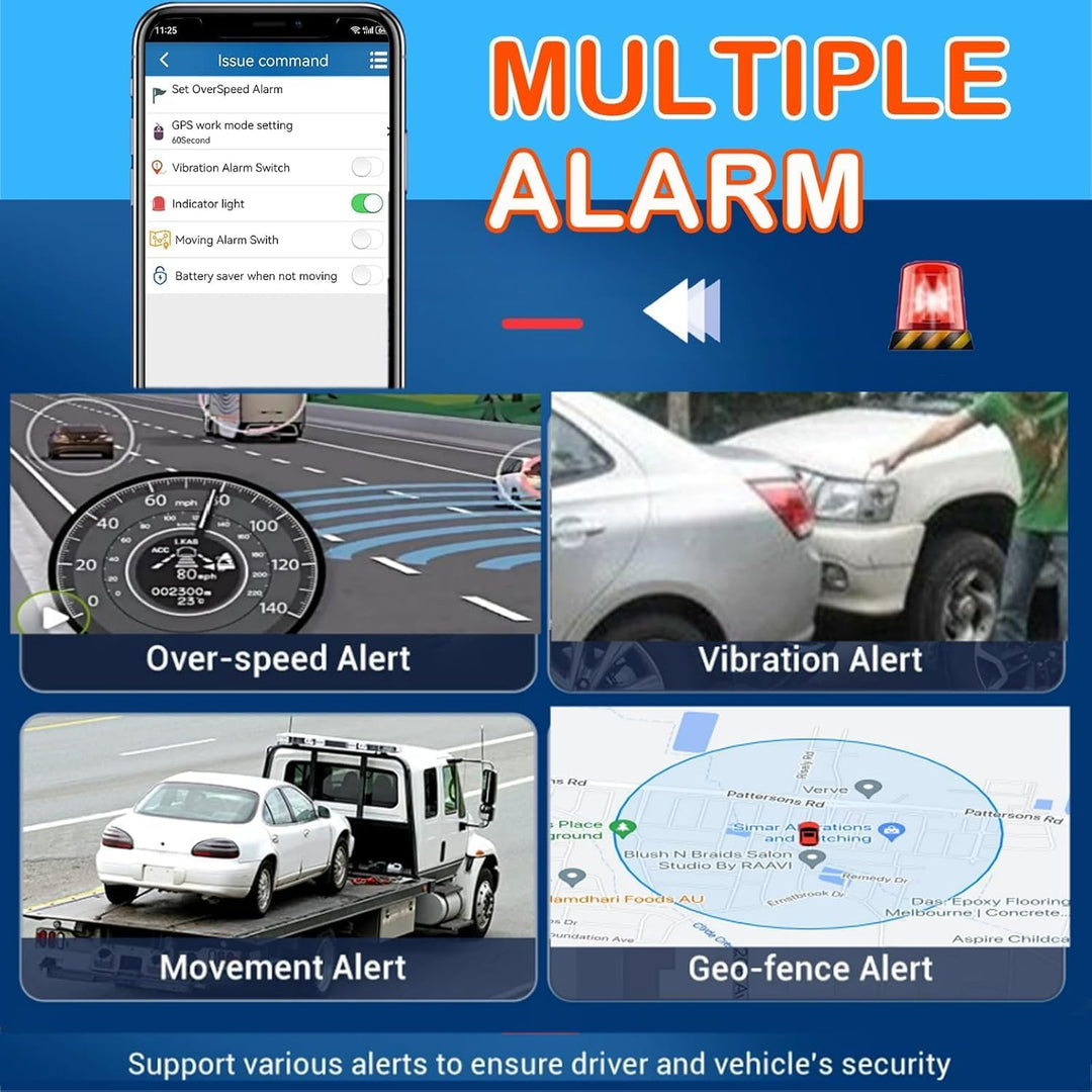 4G Mini Tracker für Auto, Motorrad, Kinder, Senioren, LKW's - Diebstahlschutz GPS Ortungsgerät mit E