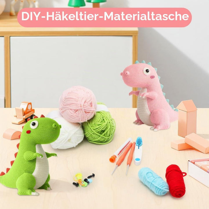 CEWROM Häkelset für Anfänger, Häkel-Starter-Kits, Anfänger für Erwachsene und Kinder, Amigurumi häke