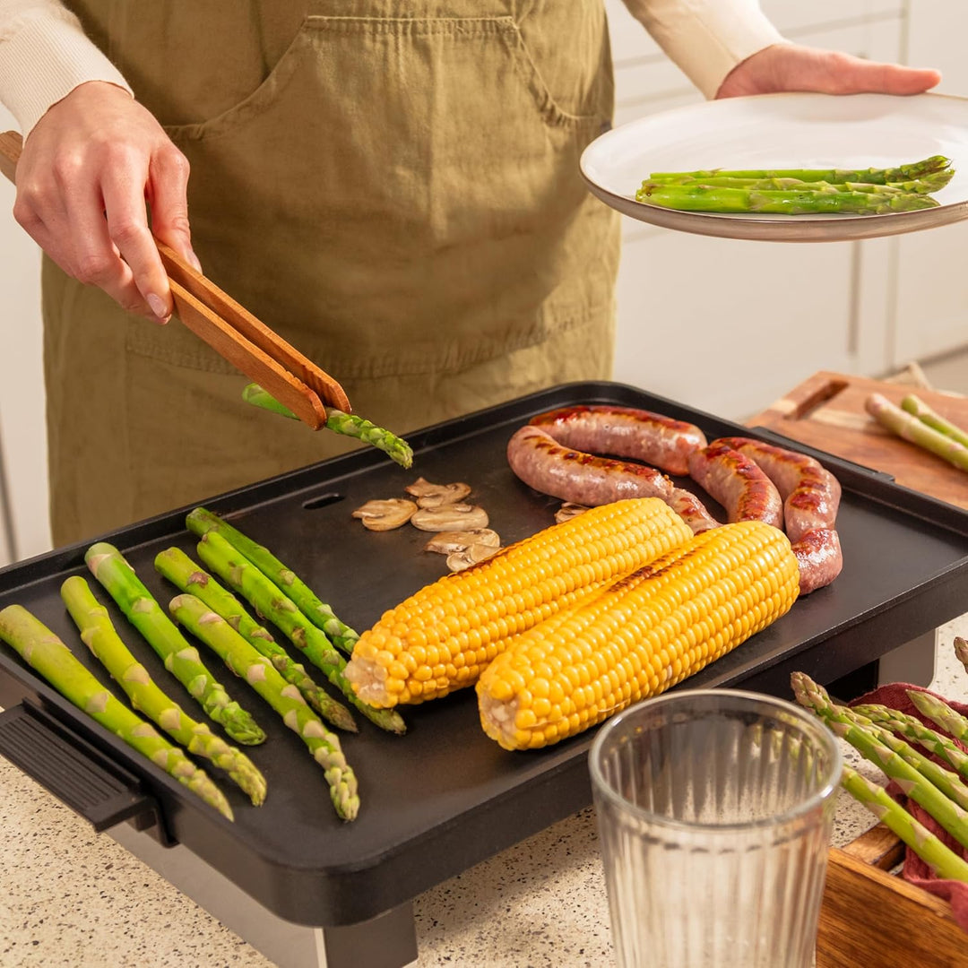 Cecotec Elektrische Grillplatte mit Abnehmbaren Magnetteilen Magnet 1800, 1800W, Aluminium mit Teflo