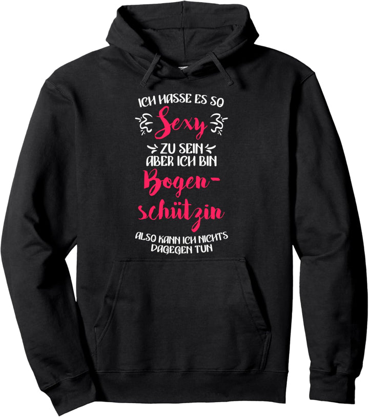 Damen Bogenschiessen Pullover Hoodie