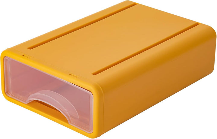 Schreibtisch Organizer 6 Fächer Geschlossenen Schubladen Stapelbar Plastik Büro Schubladenbox mit Gr